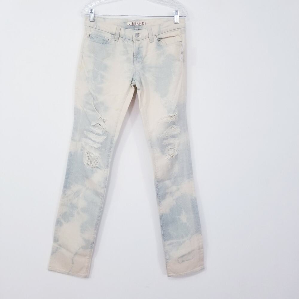 J Brand The Thrasher Tie Dye Pencil Leg Jeans NWT FLAWS